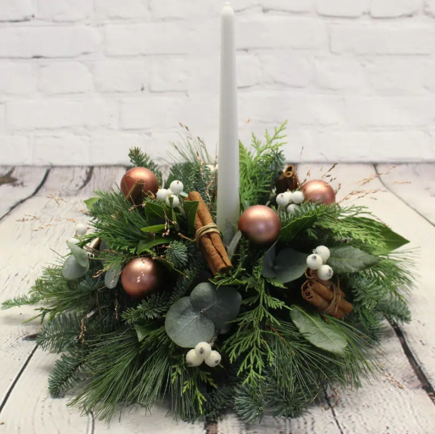 Winter Candle Festive Table Centrepiece Making Kit - Image 2
